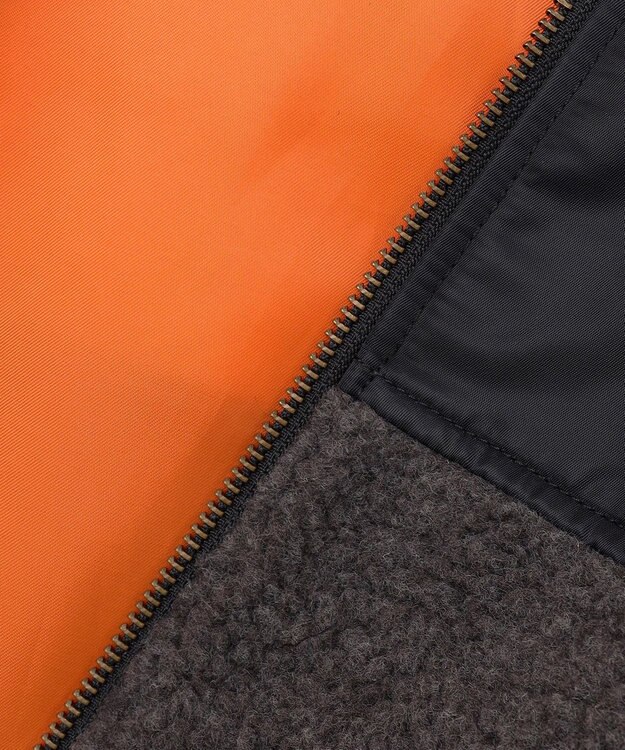 J.PRESS YORK STREET 【WOMEN】MA-1 ボア アウター ブラック系