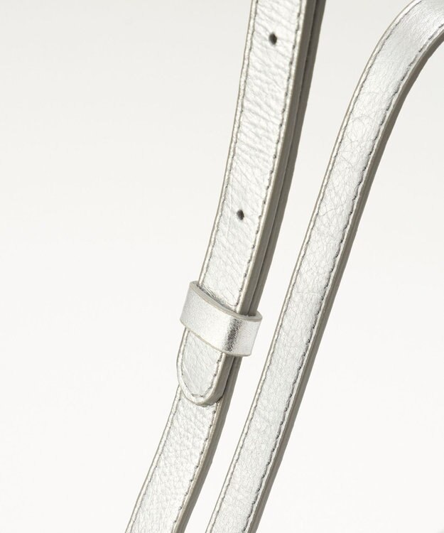 russet ソフトレザーシンプルショルダーバッグ【silver】(CE-1462) Silver
