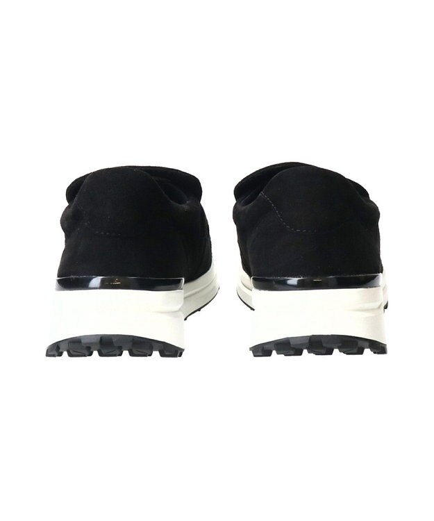 INTER-CHAUSSURES 【BUSSOLA】ローファースニーカー ブラックスウェード