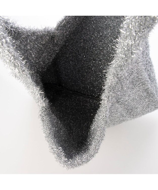 UNBILLION カシュカシュ cachecache / シャギーラメワンハンドルトートバッグ シルバー