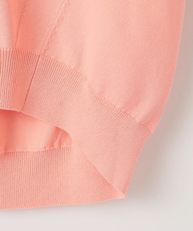 ANY SIS 【洗える】Ｖネック カーディガン サーモンピンク