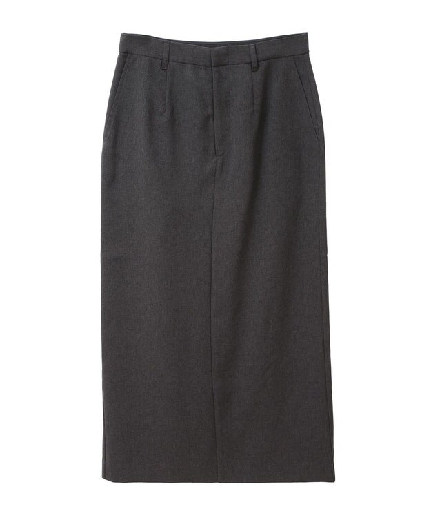 AMERICAN HOLIC イージーケアスリットタイトスカート Gray Mixture