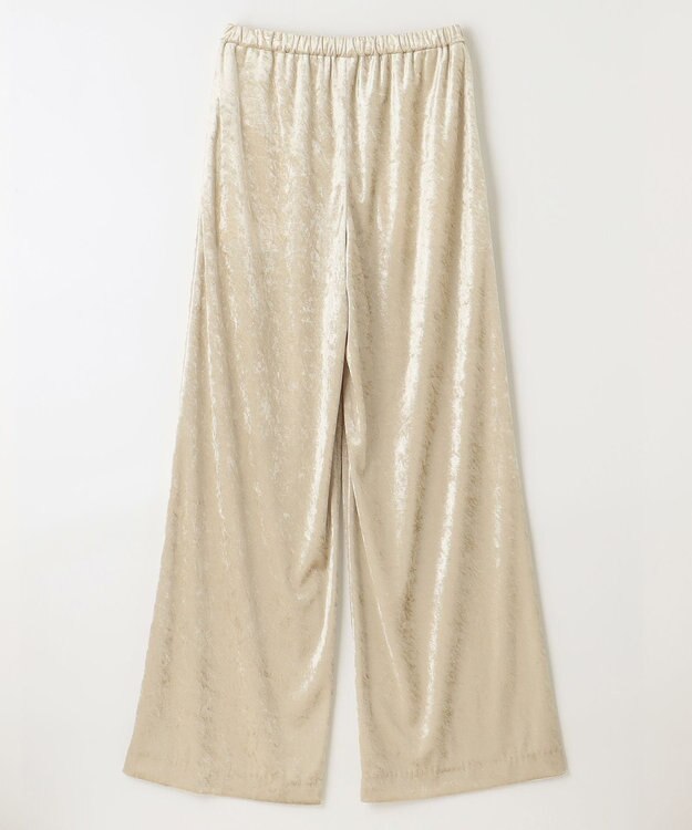 NAVE 【ReNAVE】クラッシュベロア パンツ ライトベージュ系