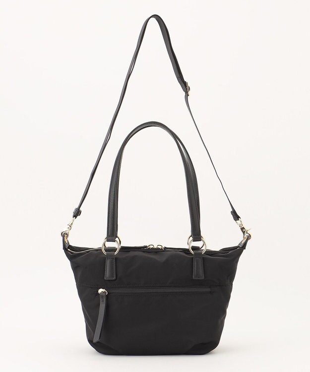 LA BAGAGERIE ウォータープルーフナイロン　2WAYハンドバッグ ブラック