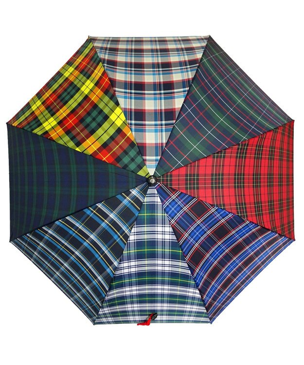 +RING UNISEX プラスリング 長傘 CHK T972 マルチカラー