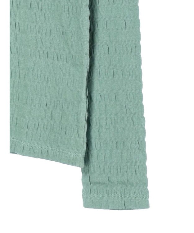 earth music&ecology シャーリングハイネックプルオーバー Mint