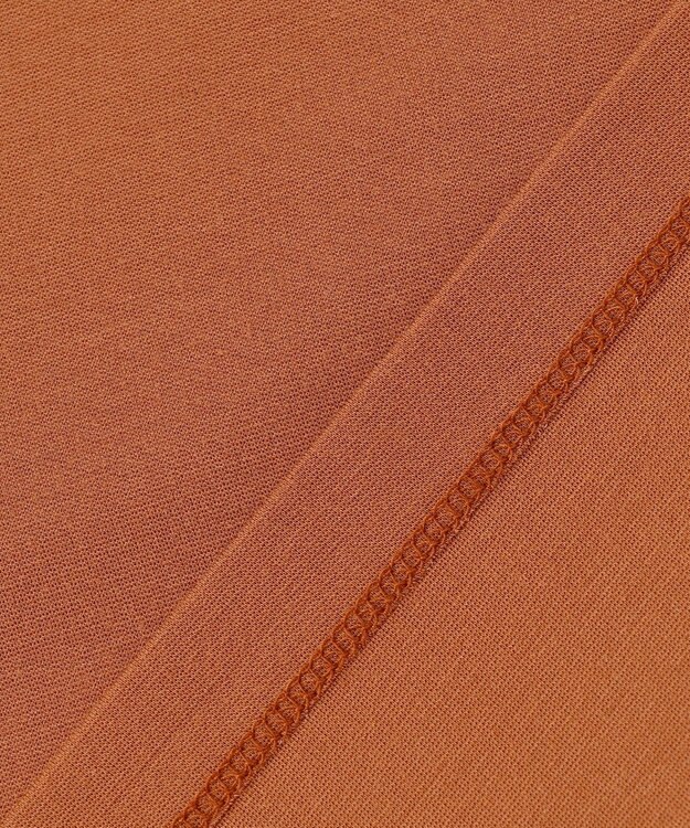 UNFILO BEAUTY FORM フレンチスリーブTシャツ ブラウン