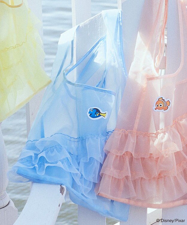 earth music&ecology Ｆｉｎｄｉｎｇ　Ｎｅｍｏ／シアーフリルバッグ Blue