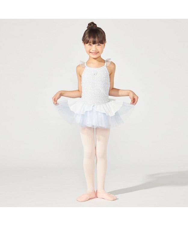 Chacott スカート付レオタード ヒヤシンス