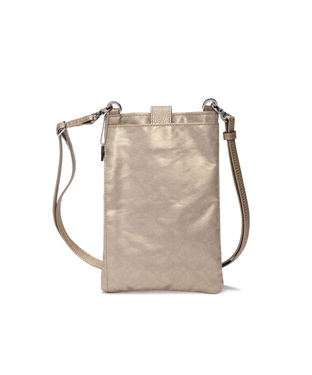 PELLE BORSA パスポートサイズショルダーバッグ Alive アライブ 4306 ゴールド