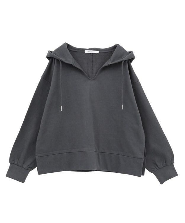 AMERICAN HOLIC スキッパー裏毛パーカー Charcoal Gray