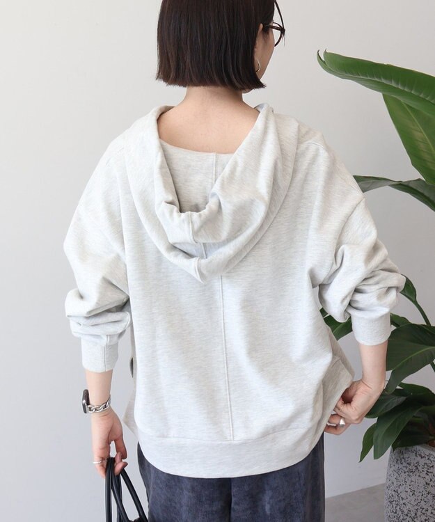 AMERICAN HOLIC スキッパー裏毛パーカー Oatmeal