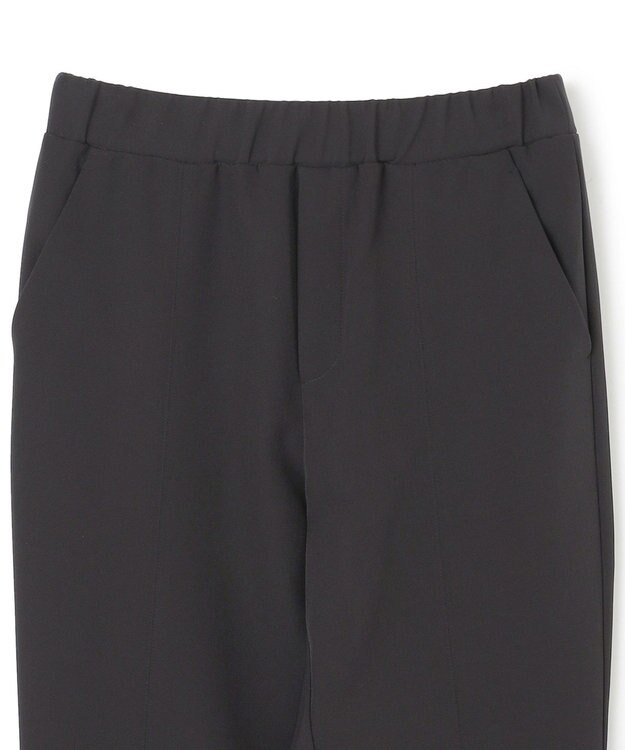 UNFILO L フロントスリットパンツ ブラック