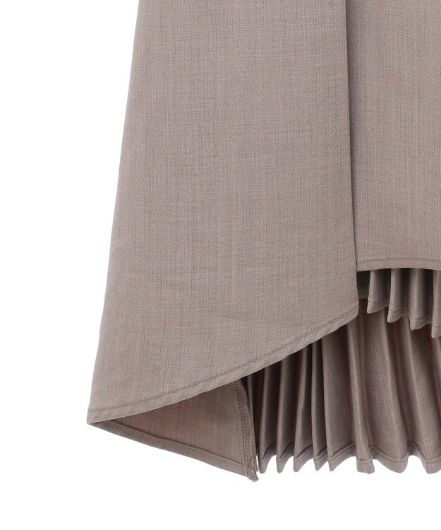 earth music&ecology ミックスプリーツスカート Mocha