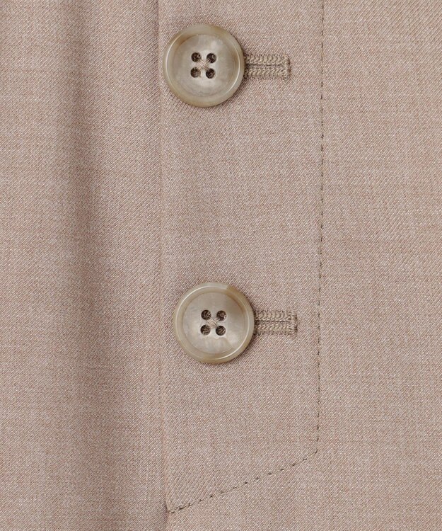 J.PRESS LADIES L 【洗える】T/Rウォッシャブルギャバ マリン パンツ ベージュ系