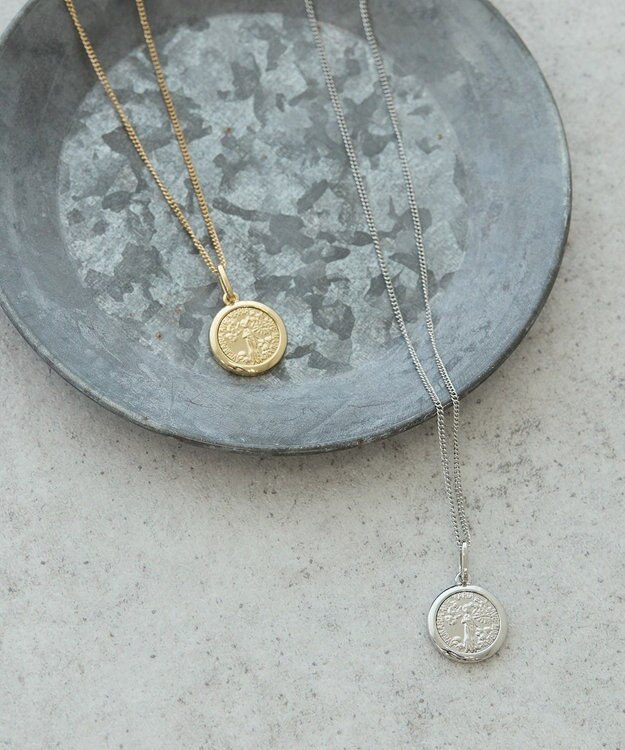 AMERICAN HOLIC コインネックレス Silver