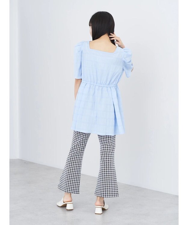 earth music&ecology スクエアネックチュニック Sax