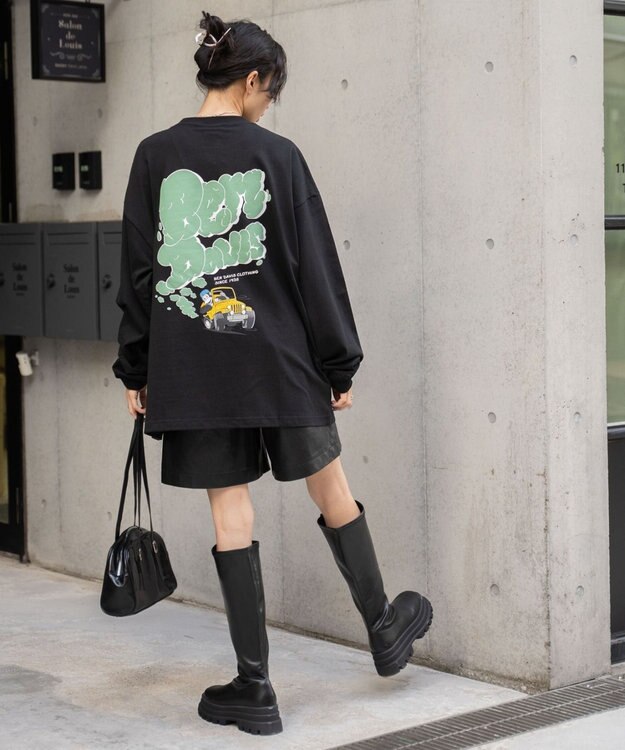 WEGO 別注ベンデイビスバックモチーフロゴLT ブラックその他