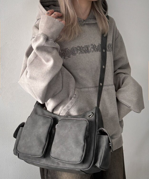 WEGO 2wayハトメショルダー グレー