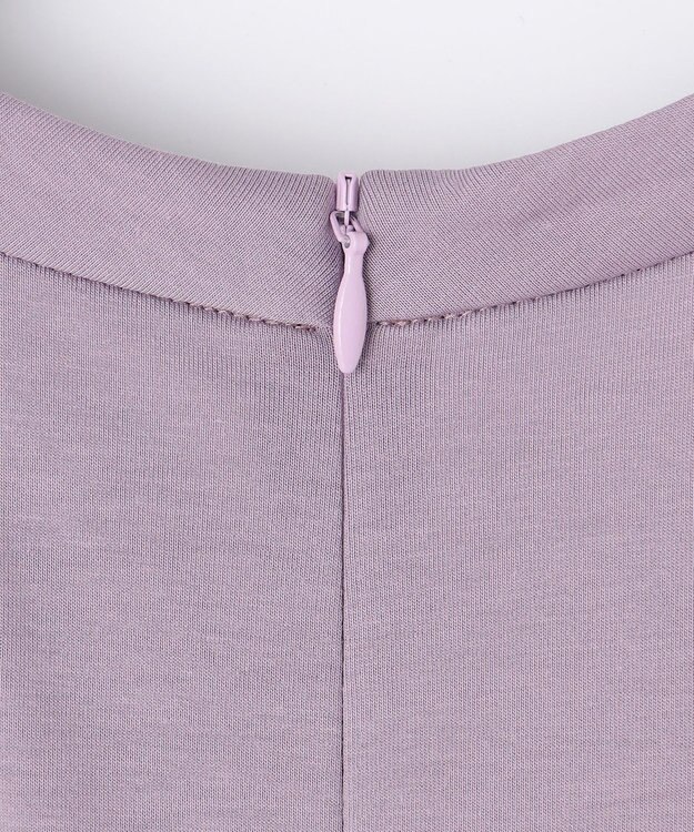 #Newans 【ANSWER for シティライフ】乾燥機対応！フィット&フレアロングワンピース パープル系