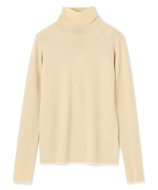 JOSEPH 【洗える】ウールリブ　ハイネックニット Pale Olive