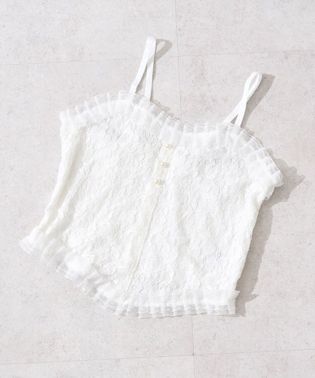 earth music&ecology コルセットライクキャミソール Off White