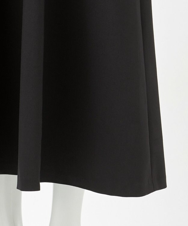 23区 【エステータ】ライトダブルクロス ワンピース ブラック