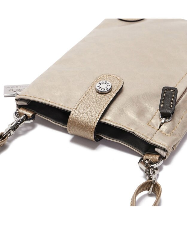 PELLE BORSA パスポートサイズショルダーバッグ Alive アライブ 4306 ゴールド