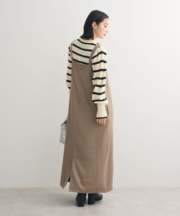 Green Parks ・ＥＬＥＮＣＡＲＥ　ＤＵＥ　ＺＩＰＵＰジャンスカ Gray Beige