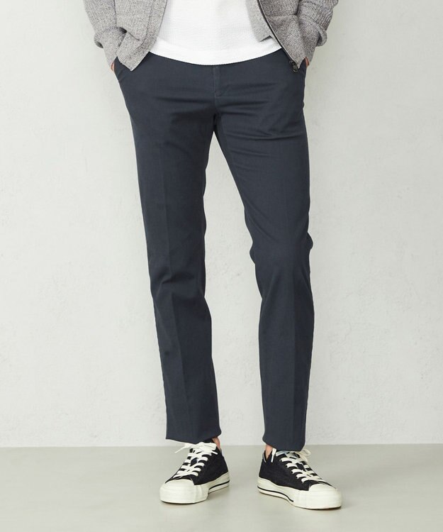 JOSEPH ABBOUD 【オーガニックコットン】ハイパワーカルゼ パンツ グレー系