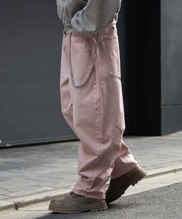 WEGO チェーン付きバルーンパンツ ピンク