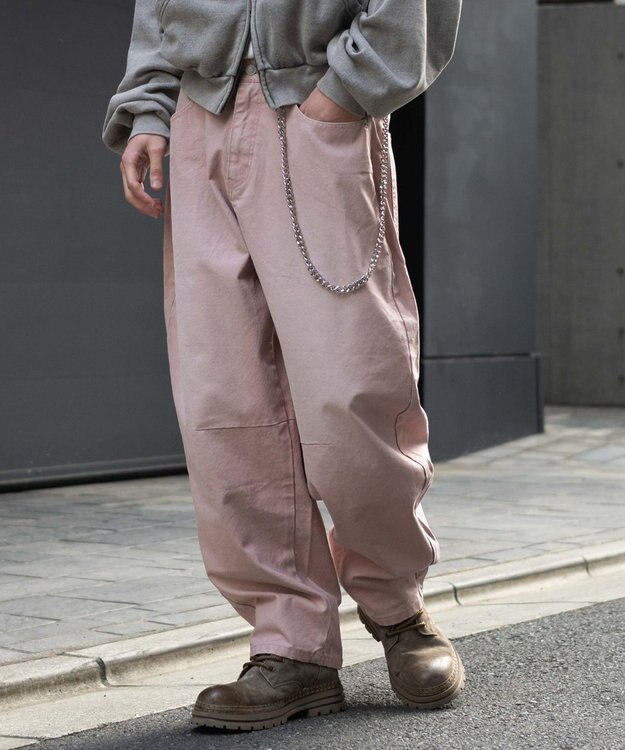 WEGO チェーン付きバルーンパンツ ピンク