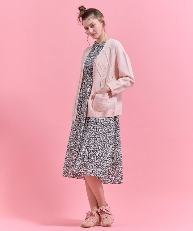 TOCCA 【chayさん着用】HEART HUG KNIT カーディガン ピンク系