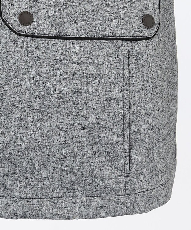 JOSEPH ABBOUD 【キングサイズ】DSDスラブジャガード ライナー付き ブルゾン ライトグレー系