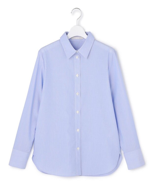 ICB 【先行予約・2WAY】 クリーンブロード タイ付きシャツ ブルーストライプ