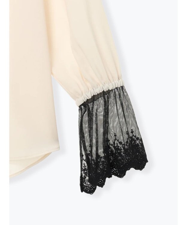 Te chichi 【セレモニーアイテム】レースカフスブラウス ベージュ