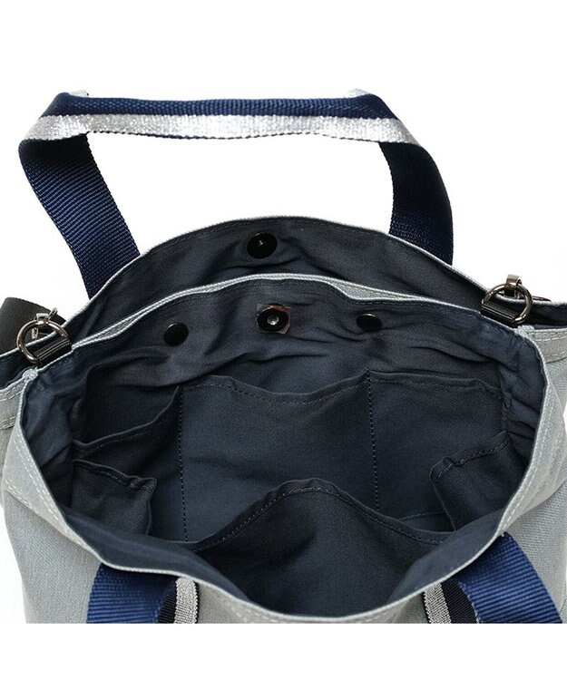 Regalo Felice 【2層バッグ / 色落ちしないデニム調生地】トート / REGALO LGY(ライトグレー)