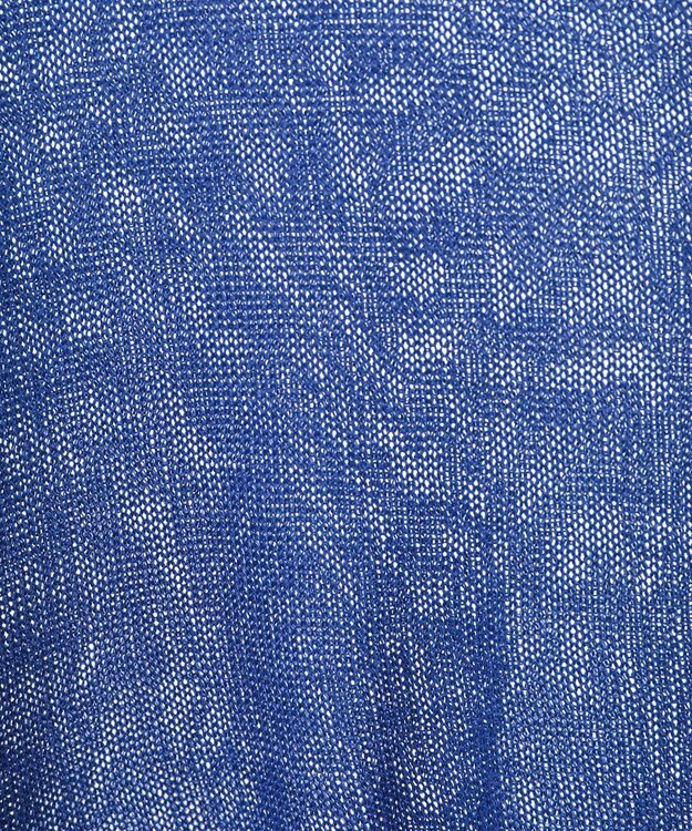 earth music&ecology 【予約】接触冷感シアークルーニットカーディガン ブルー