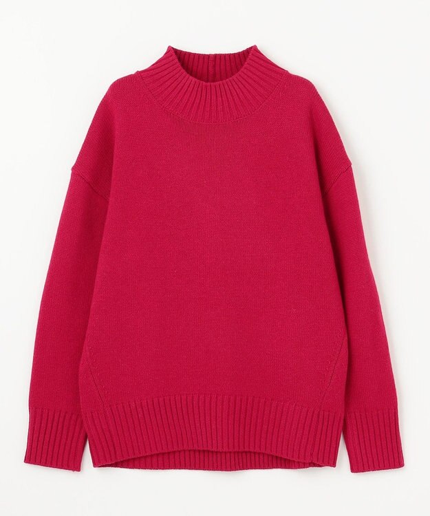 ANY 【6色展開】ラムウールハイネックニット ピンク