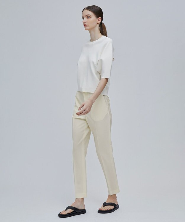 BEIGE， ABEL / クロップドパンツ Ecru