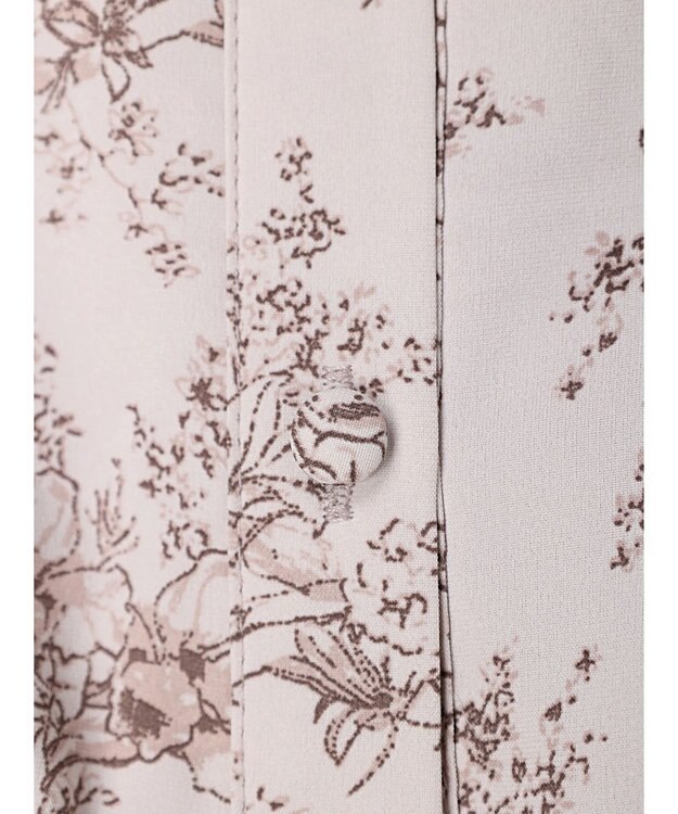 earth music&ecology フラワーフレアワンピース Ivory