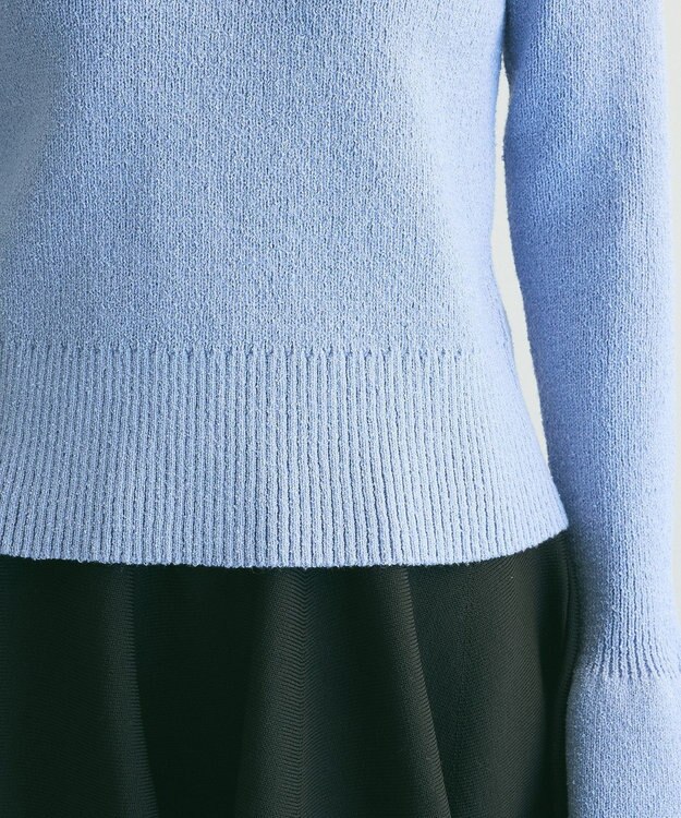 Green Parks armonia．袖フレアニットプルオーバー Blue