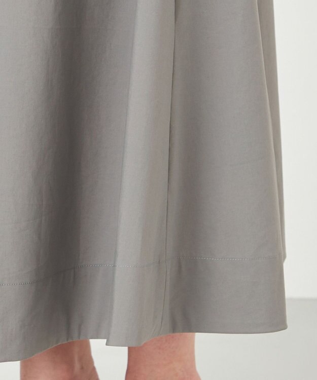 NAVE 【Nave・洗える/撥水加工/ストレッチ素材】ライトタフタ  キャミドレス サックスブルー系