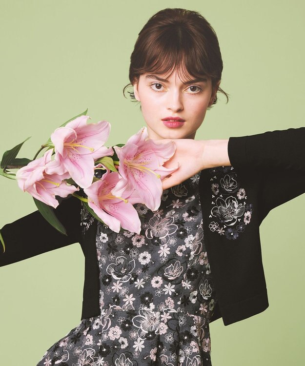 TOCCA 【洗える！】HOLLY HOCK BOLERO ボレロ ブラック系