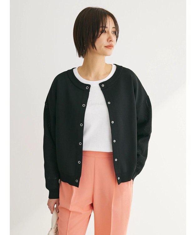 Green Parks ・ｆｕｒｒｙ　ｒａｔｅ　２ｗａｙかる~いニットカーデ