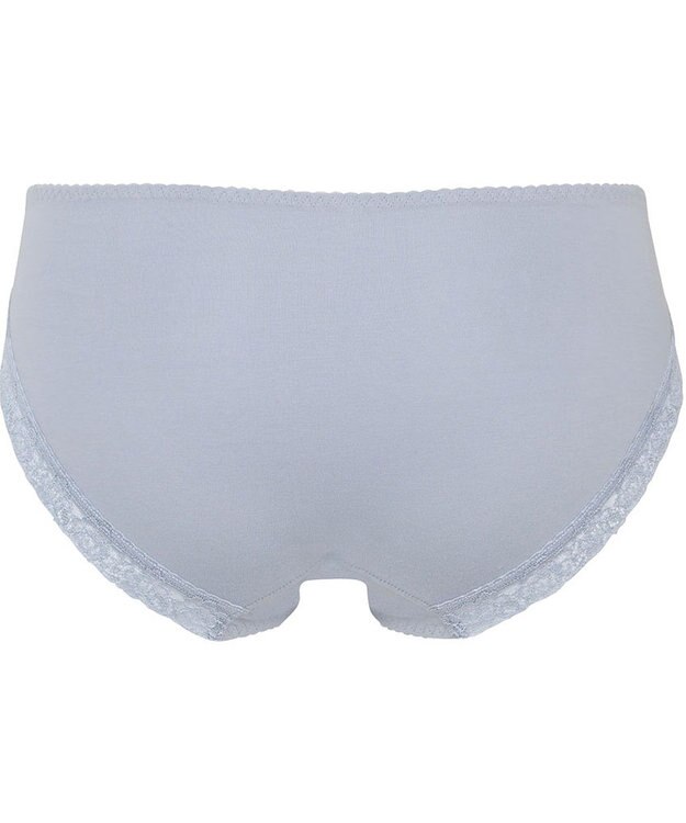 Wing 【ナチュラルフィットブラ】 ペアショーツ 身生地部綿混 はきこみ丈あさめ KF3320 ウイング／ワコール グレー