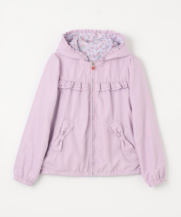 ANY KIDS 【チェリーベリーシリーズ】シャカシャカ リバーシ ブルゾン ラベンダー