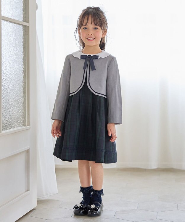 ANY KIDS エナメルフラットパンプス ブラック