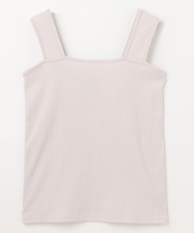 ANY スクエアタンクトップ グレージュ