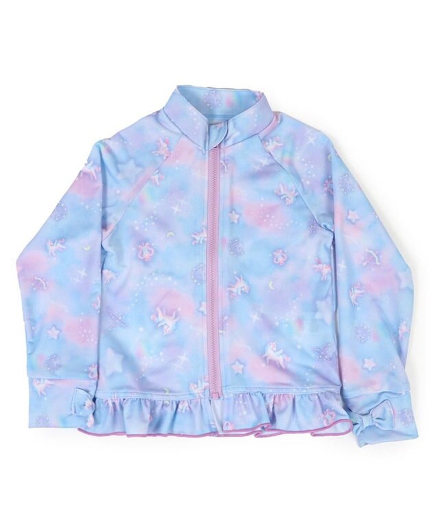 Mother garden マザーガーデン ユニコーン ラッシュガード 《ミルキーウェイ柄》 110/ 120/ 130cm ミルキーウェイ柄